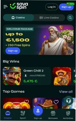 Casino en vivo móvil